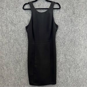 Virgo Dress Black Sleeveless Basic Black Size 8